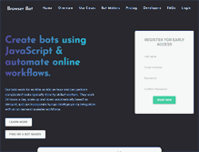 Tablet Screenshot of browserbot.com